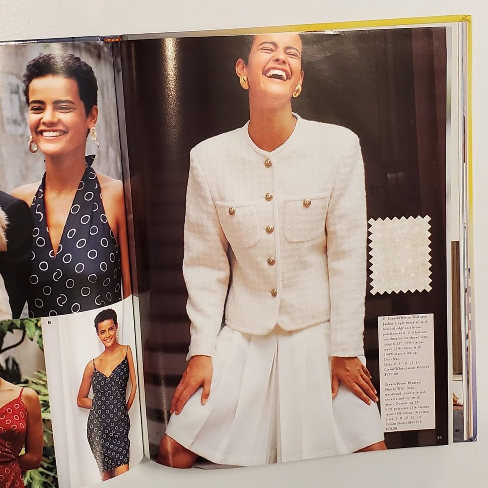 1991 Fashion Collection, Next Directory Spring Summer Catalog Supermodels